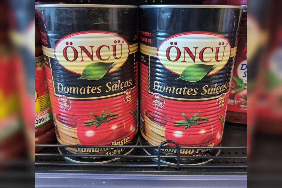 Oncu Domates Salcasi Tomato Paste 4350gr Tin