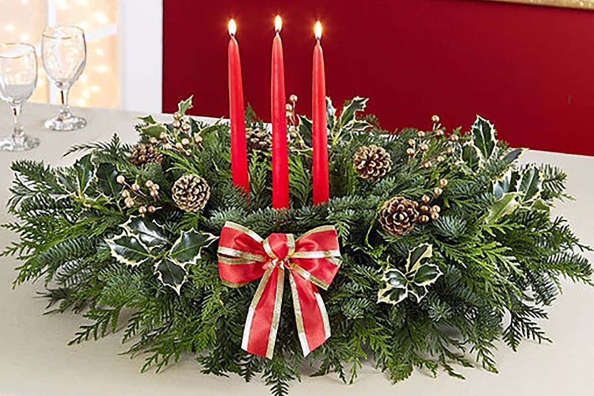 Grand Holiday Centerpiece