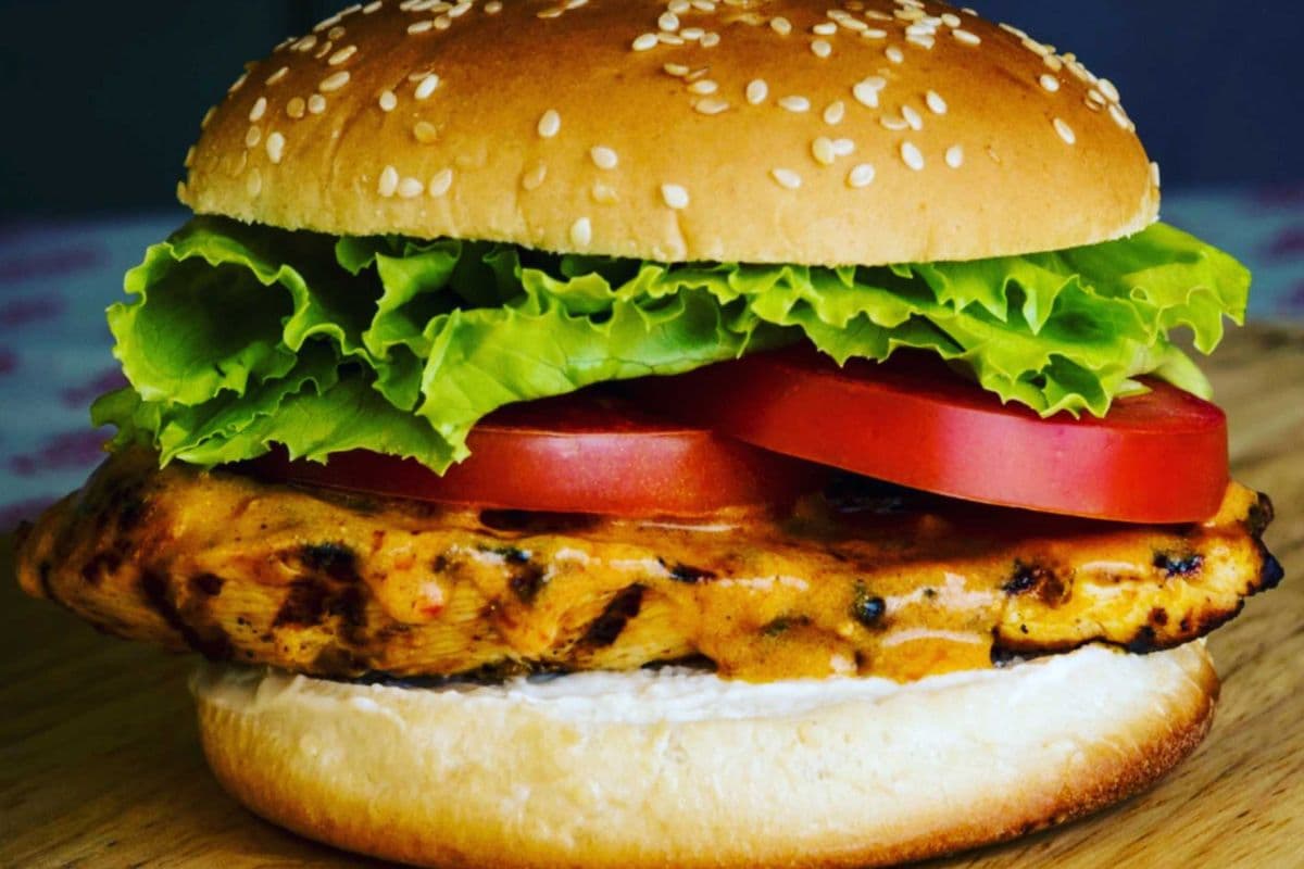 Grilled Peri Chicken Burger