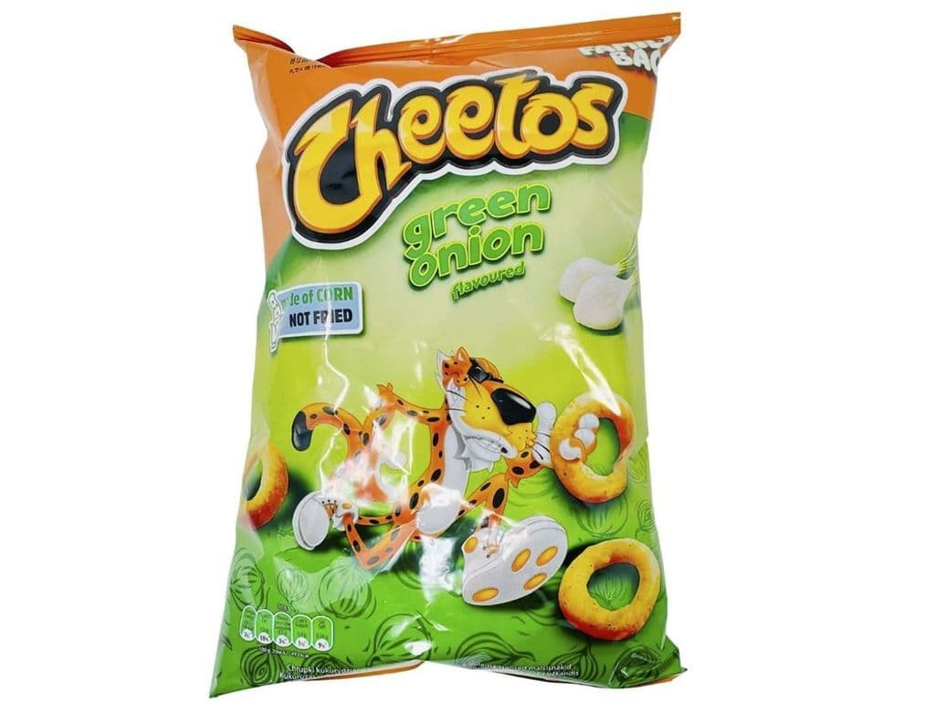 Cheetos Green Onion Rings Polish Corn Chips 130g