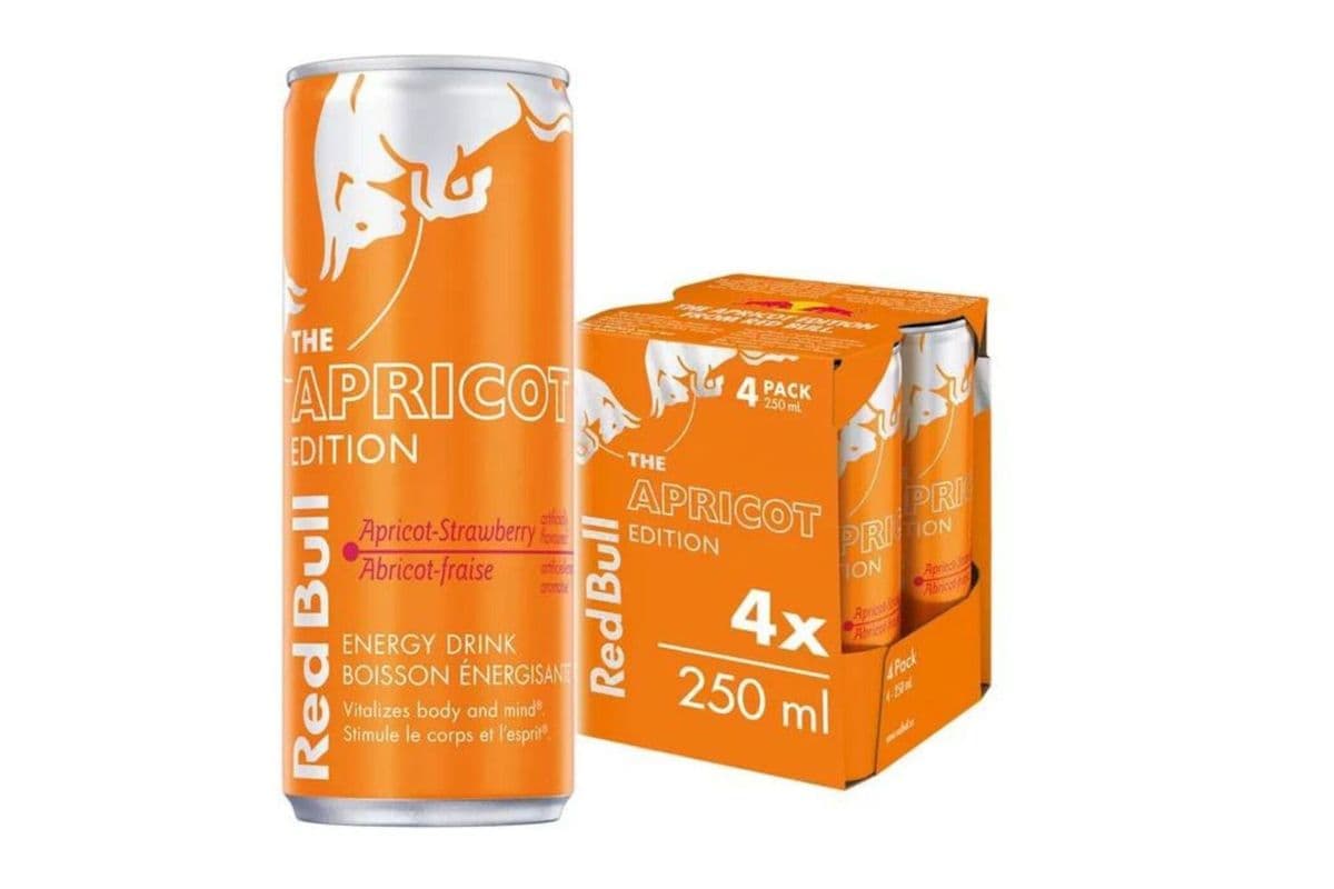 Red Bull The Apricot Edition Apricot-Strawberry Pack of 4 (4*250 mL)
