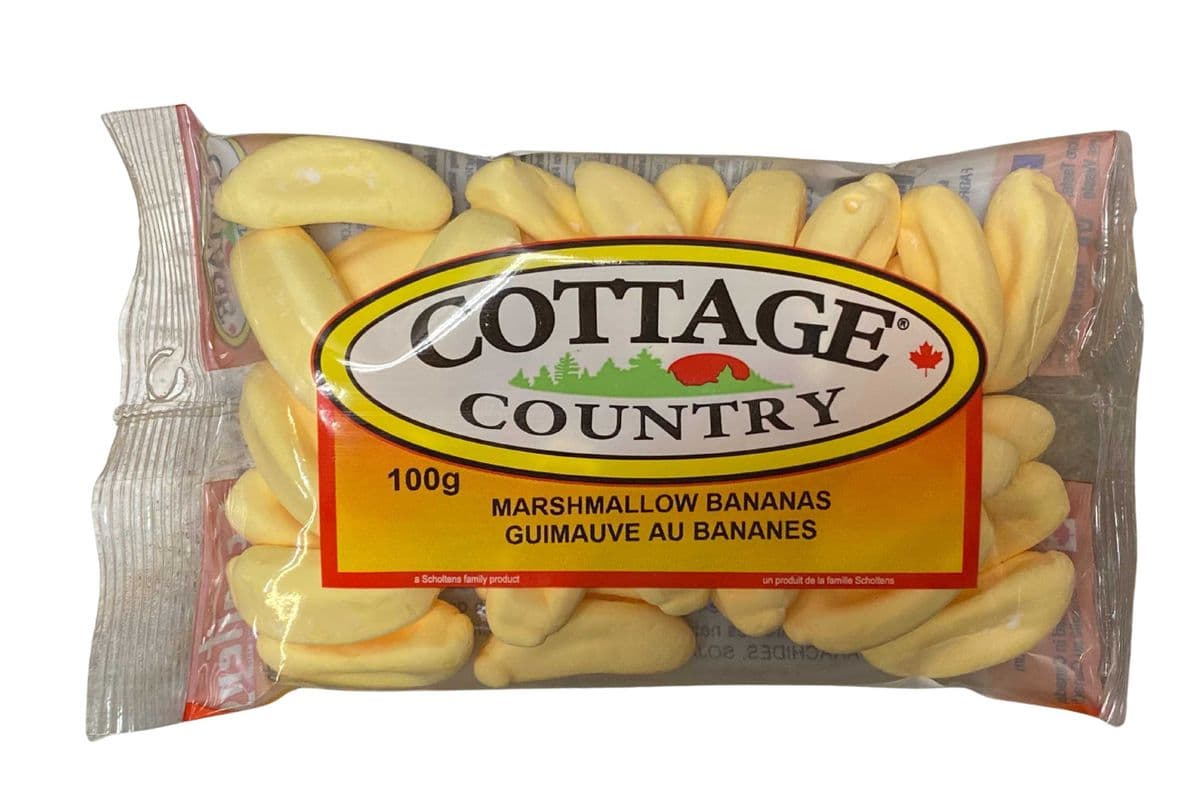 Marshmallow Bananas / guimauve au bananes ( 100 g)