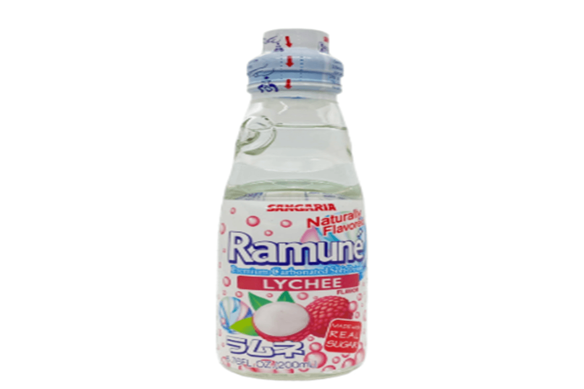 Lychee flavor Ramune Drink (200ml)