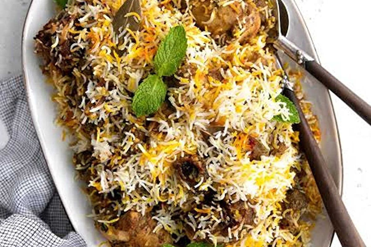 Lamb Biryani (Complementary Raita )