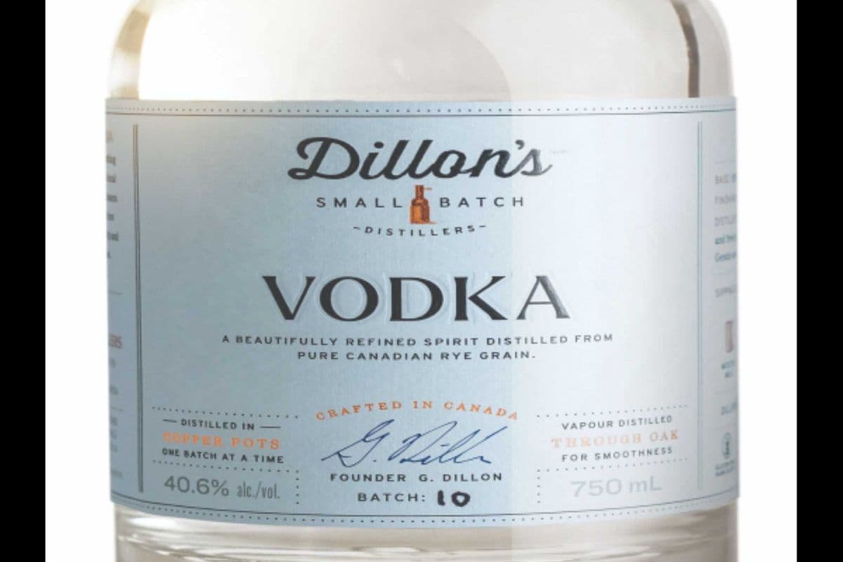 DILLON'S RYE VODKA 750 ML (1 x 750 ML)