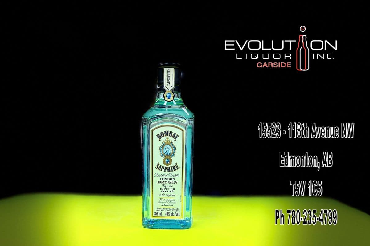 Bombay Sapphire London Dry Gin 0375G (1 x 375ml Glass Bottle)