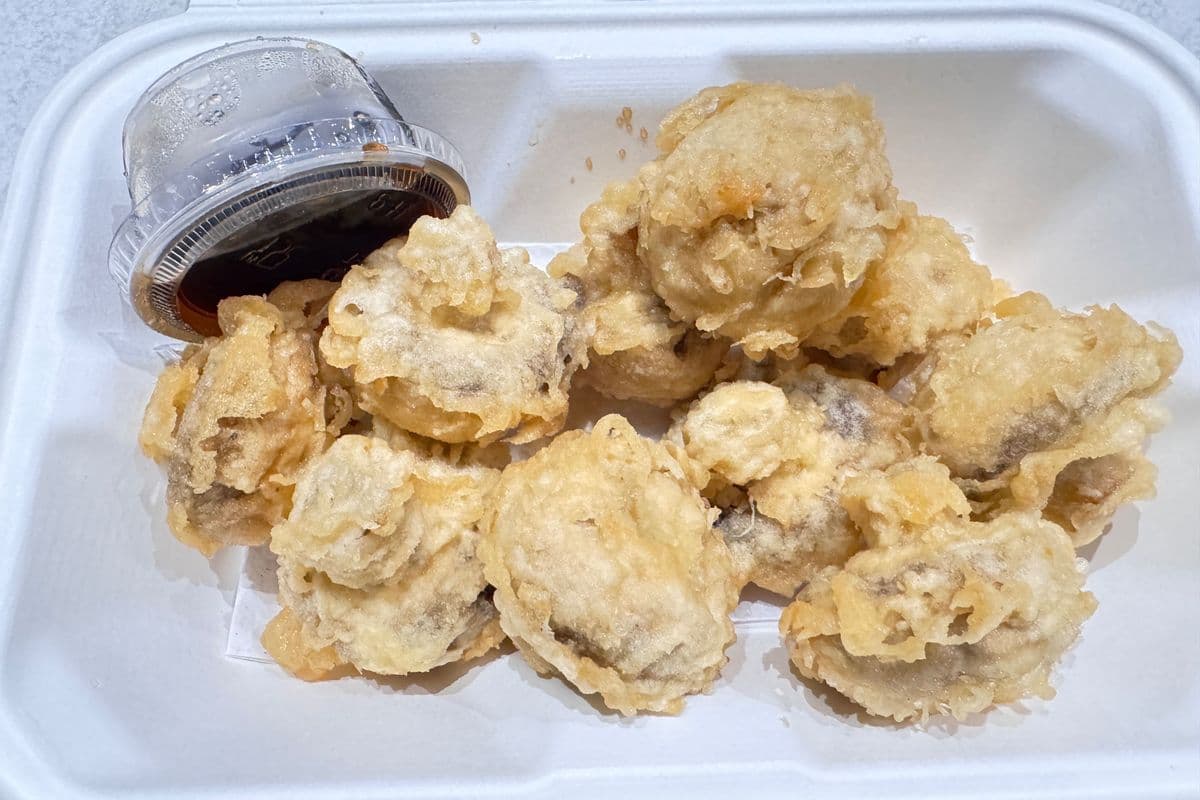 6. Mushroom Tempura.(8pcs)