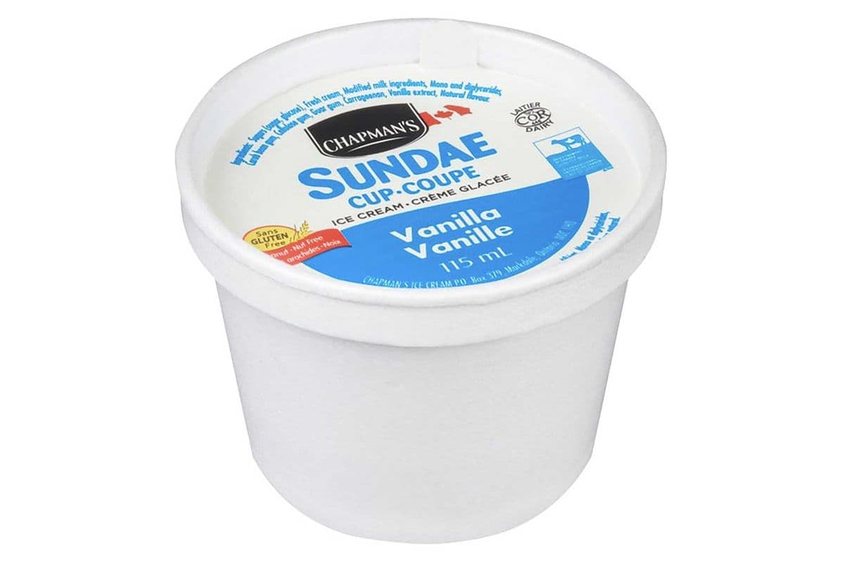 Sundae Vanilla, Ice Cream 4oz