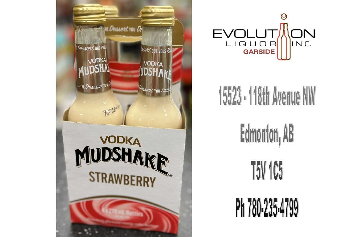 Vodka Mudshake Strawberry G270-04 (4 x 270ml Glass Bottle)