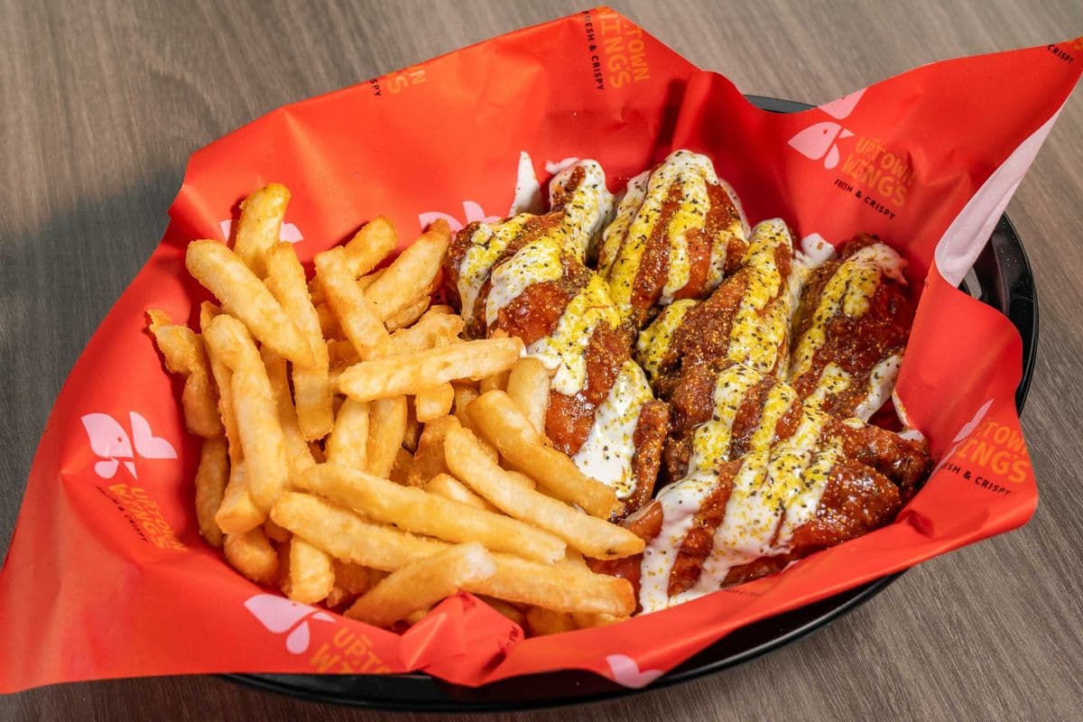 1lb of Wings with Fries