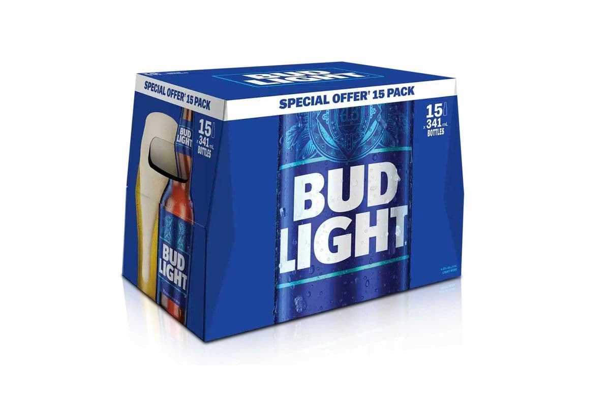 Bud Light (15 x 355 ml Bottles)