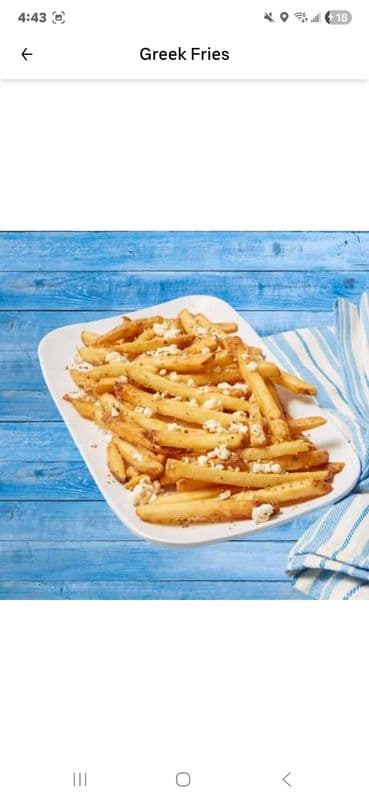 Small Greek Fries