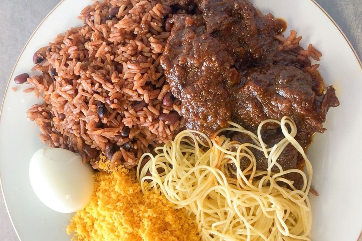 Waakye & Beef Stew