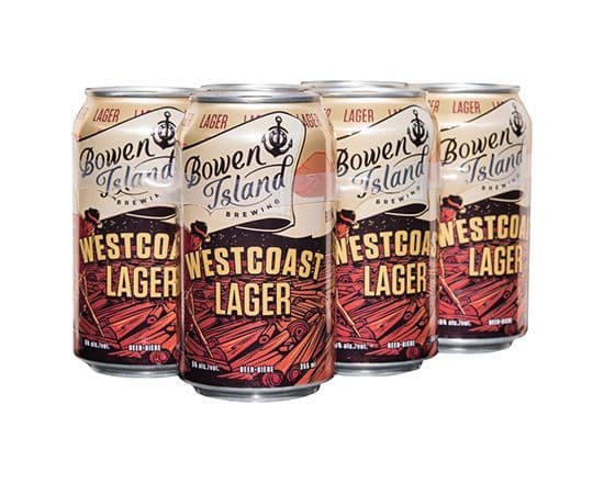 BOWEN ISLAND LAGER 6 CAN (6 x 355ml)