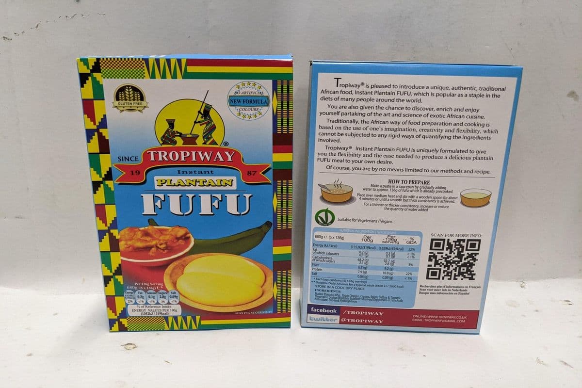 Tropiway Plaintain Fufu