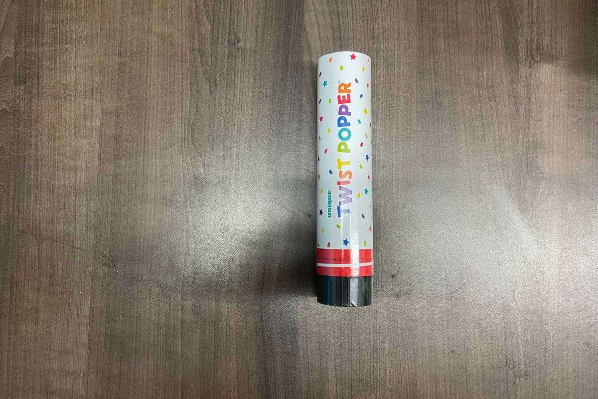 1 Twist Popper 7.5H (20cm)