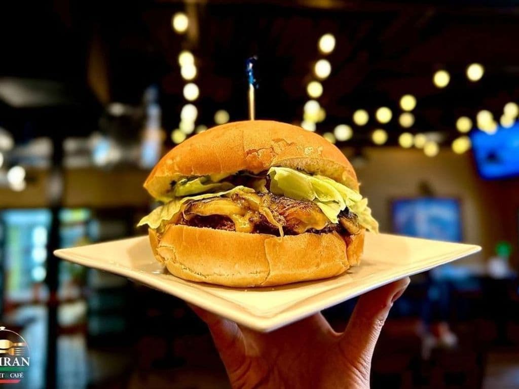 Mushroom Cheese Burger