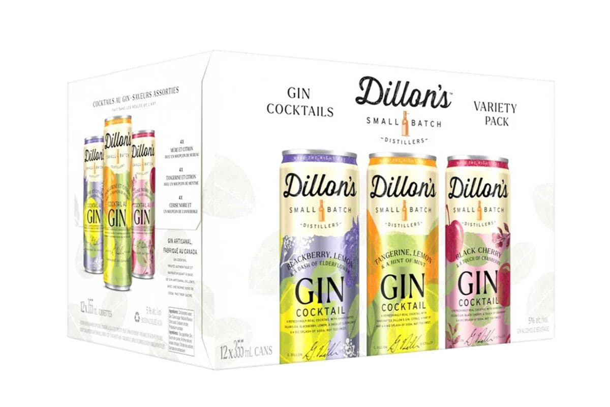 DILLONS GIN VARIETY 12 PACK (12 x 355 ML)