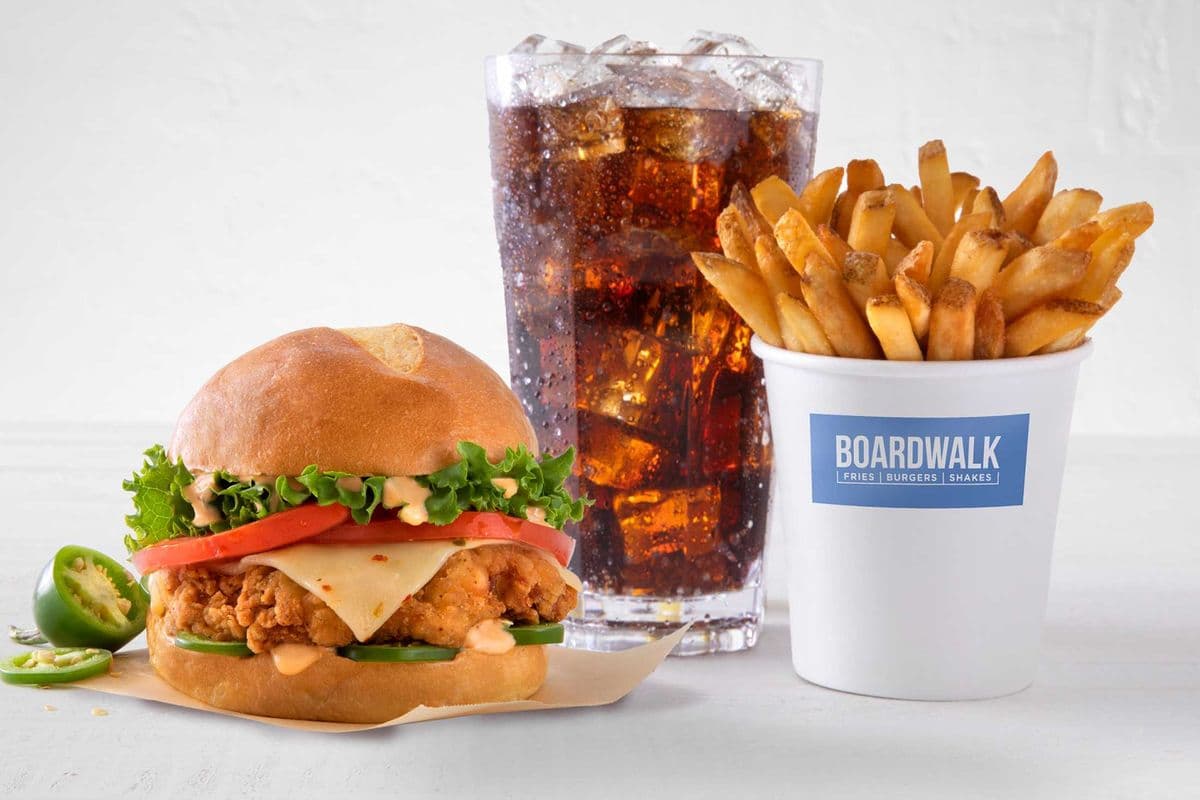 Spicy Chicken Burger Combo