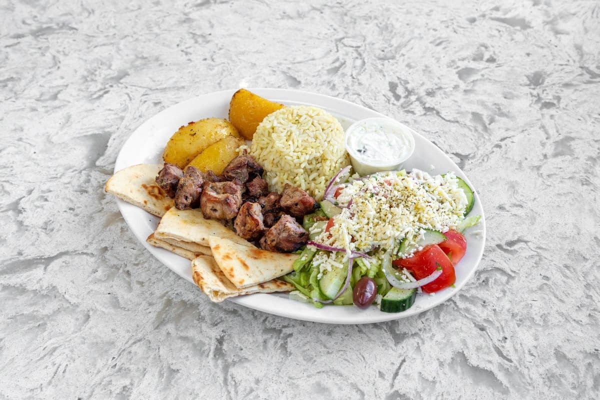 Pork Souvlaki Dinner