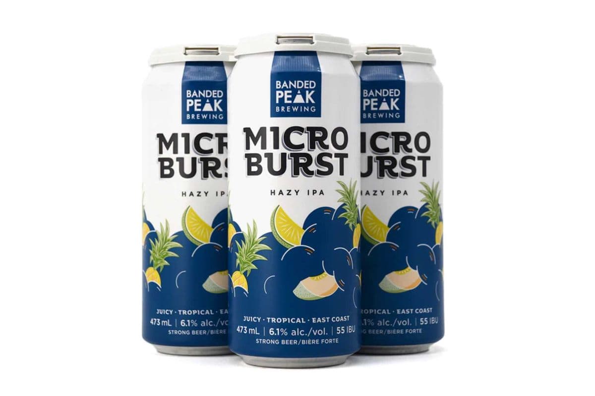 Banded Peak Microburst Hazy IPA-4PK (4 x 473ml)