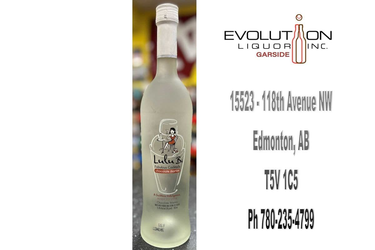 Lulu B Chocolate Martini 0750G (1 x 750ml Glass Bottle)