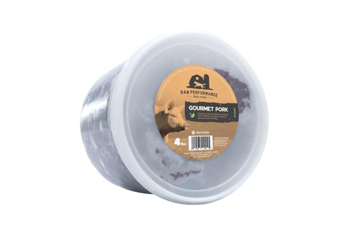 Raw Performance - Gourmet Pork Raw Dog Food (4 lbs)