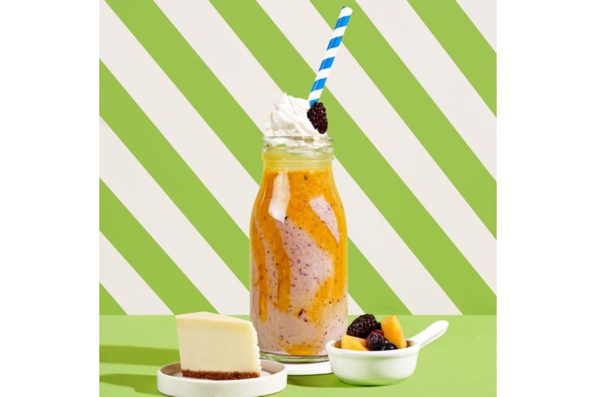 Mango Wildberry Cheesecake