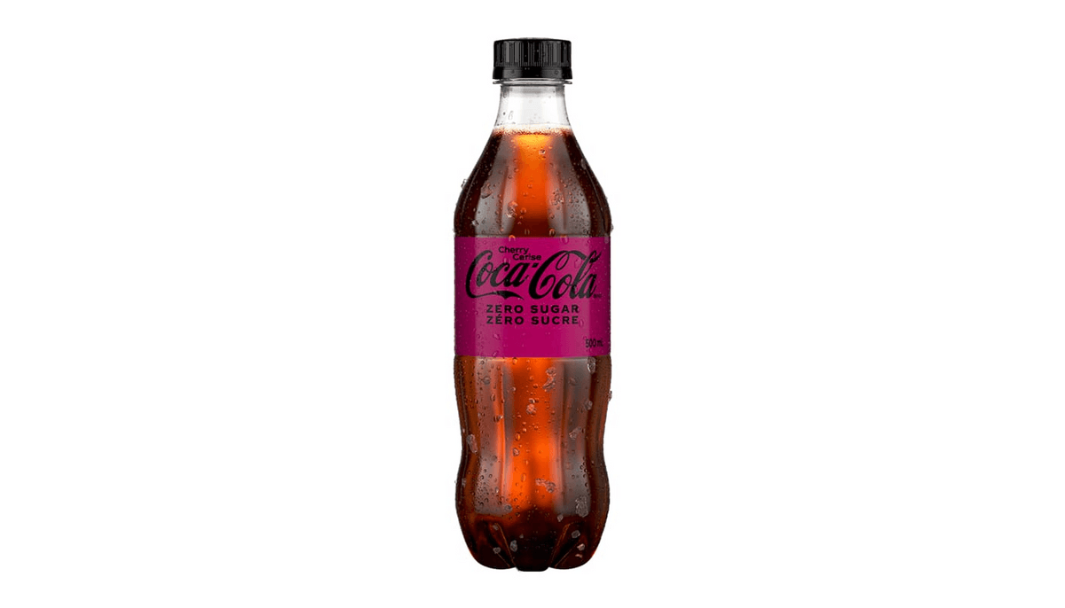 Coke Cerise Zéro Sucre 500mL/Cherry Coke Zero Sugar 500mL