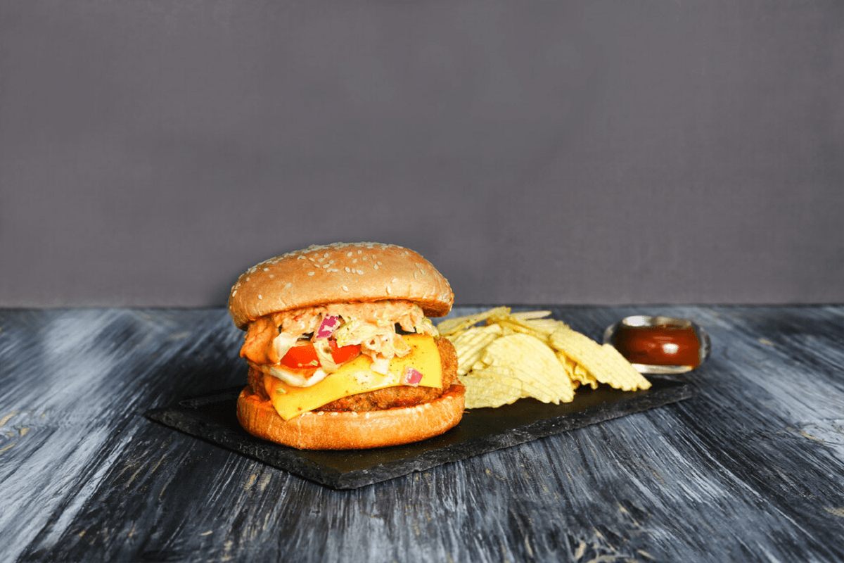Black Bean (Rajma) Burger