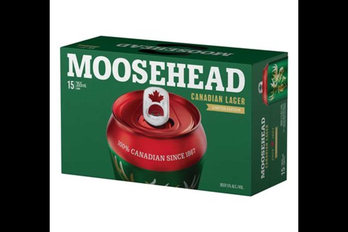 MOOSEHEAD LAGER 15 CANS (15 x 355 mL)