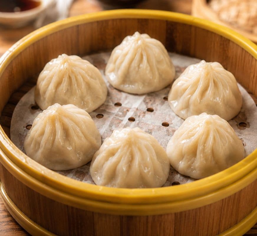 Soup Dumplings (Pork) (6 pcs) / 小笼包