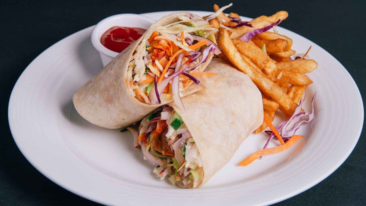 Chicken Seekh Kebab wrap