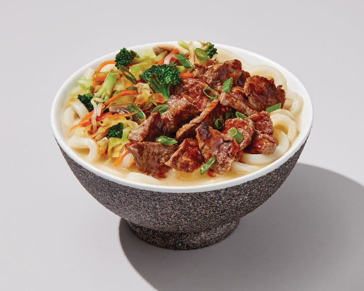 Soupe udon au bœuf