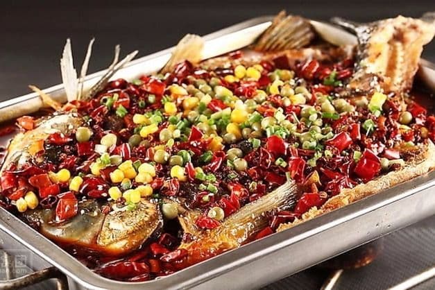 Spicy Grilled Fish ⿇辣烤鱼