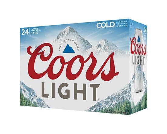 COORS LIGHT 24 CAN (24 X 355ML)