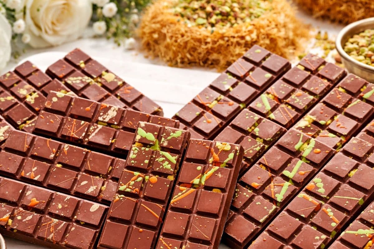 The Viral Dubai Kunafa Chocolate Bar