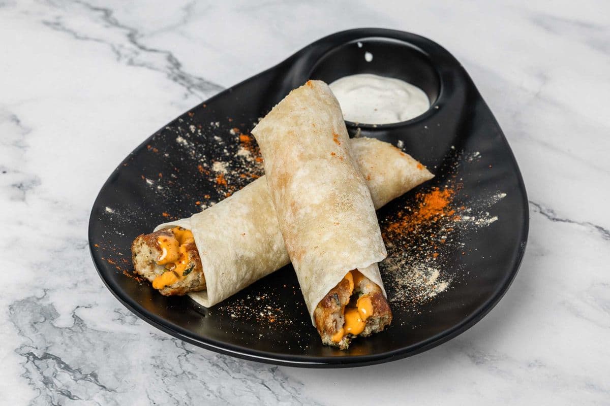 Chicken Seekh Kebab Roll