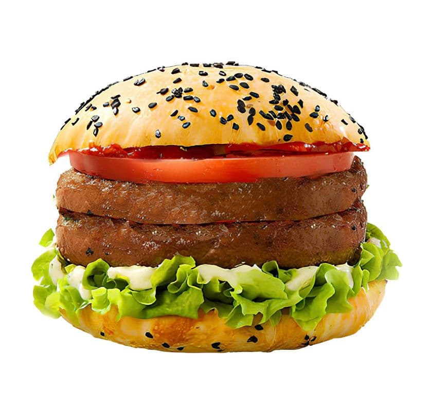 5.Double Cheese Burger / 5.双层芝士牛肉堡