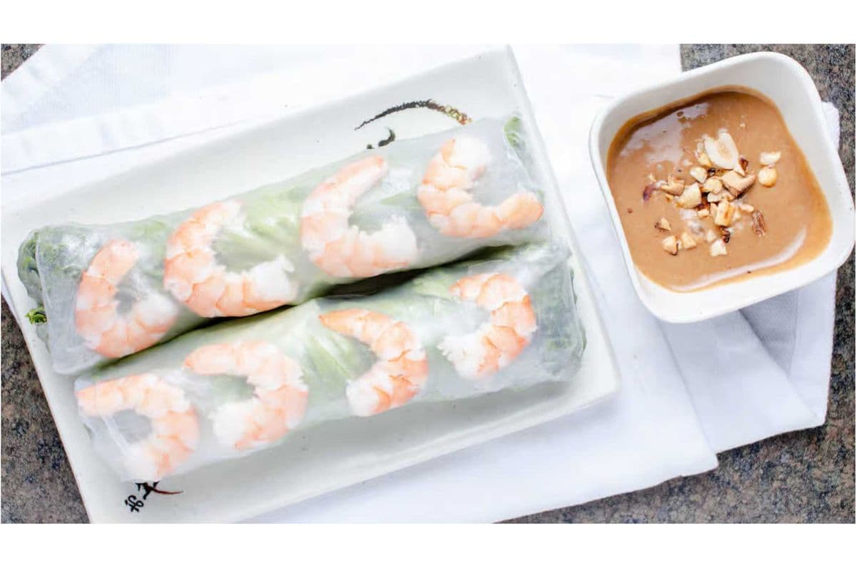House Salad Rolls (non-vegan) (2 Rolls)