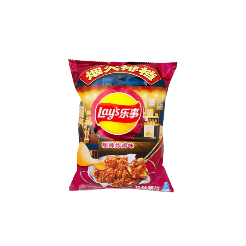 Lay's Sweet and Spicy Fried Chicken - China (70g)
