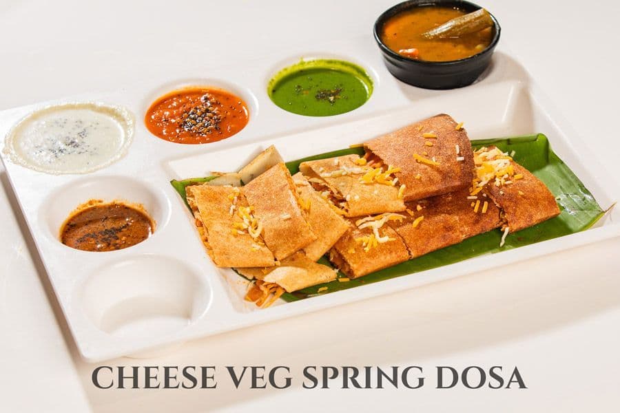 Cheese VegSpring Dosa