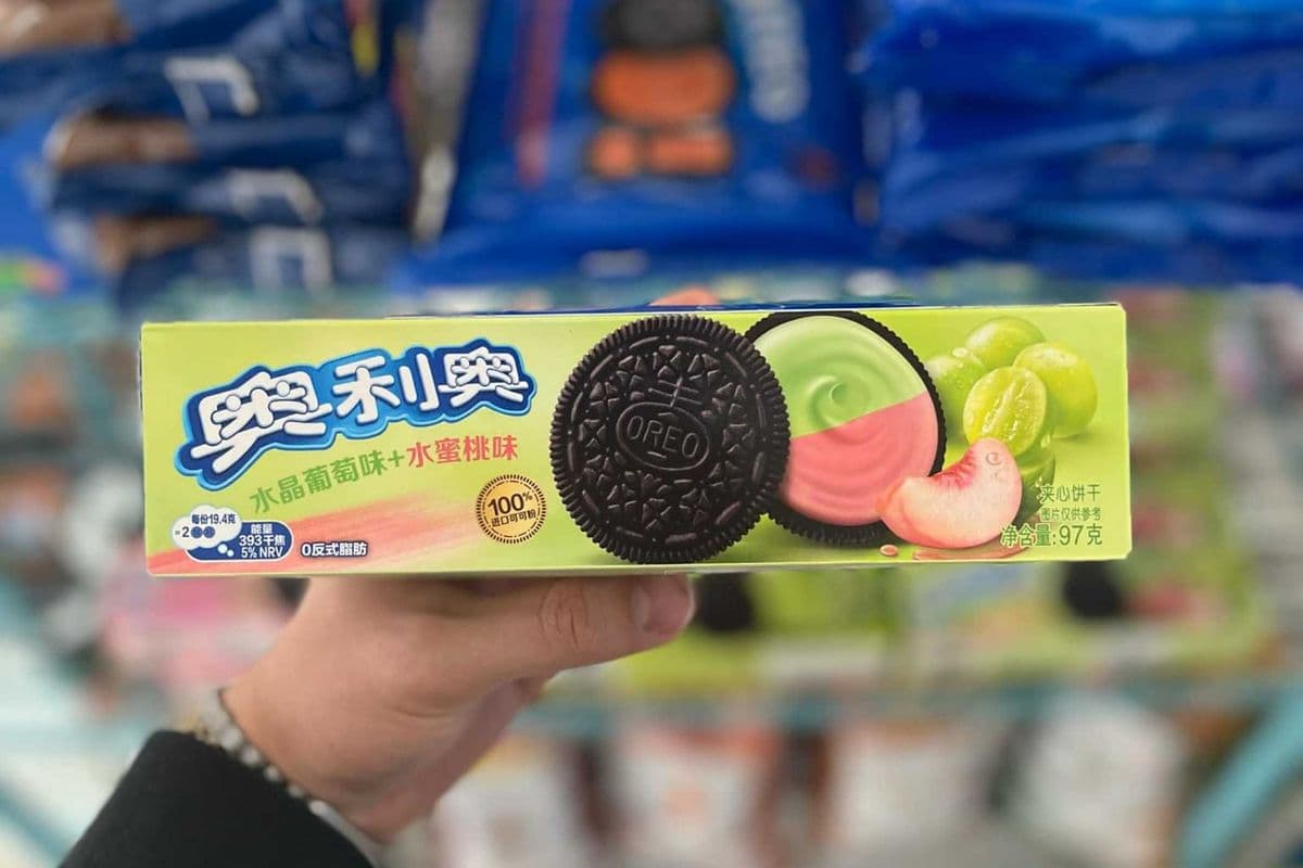 (CHINA) OREO GREEN GRAPE & PEACHπππͺ- 97G