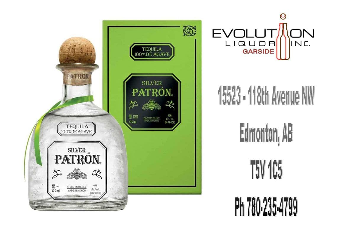 Patron Silver Tequila 0375G (1 x 375ml Glass Bottle)