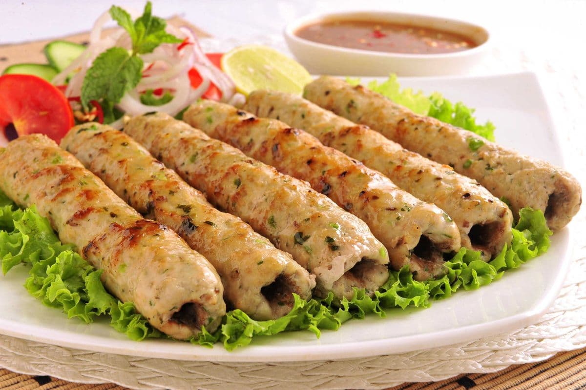 Chicken Seekh Kabab (6 pcs)