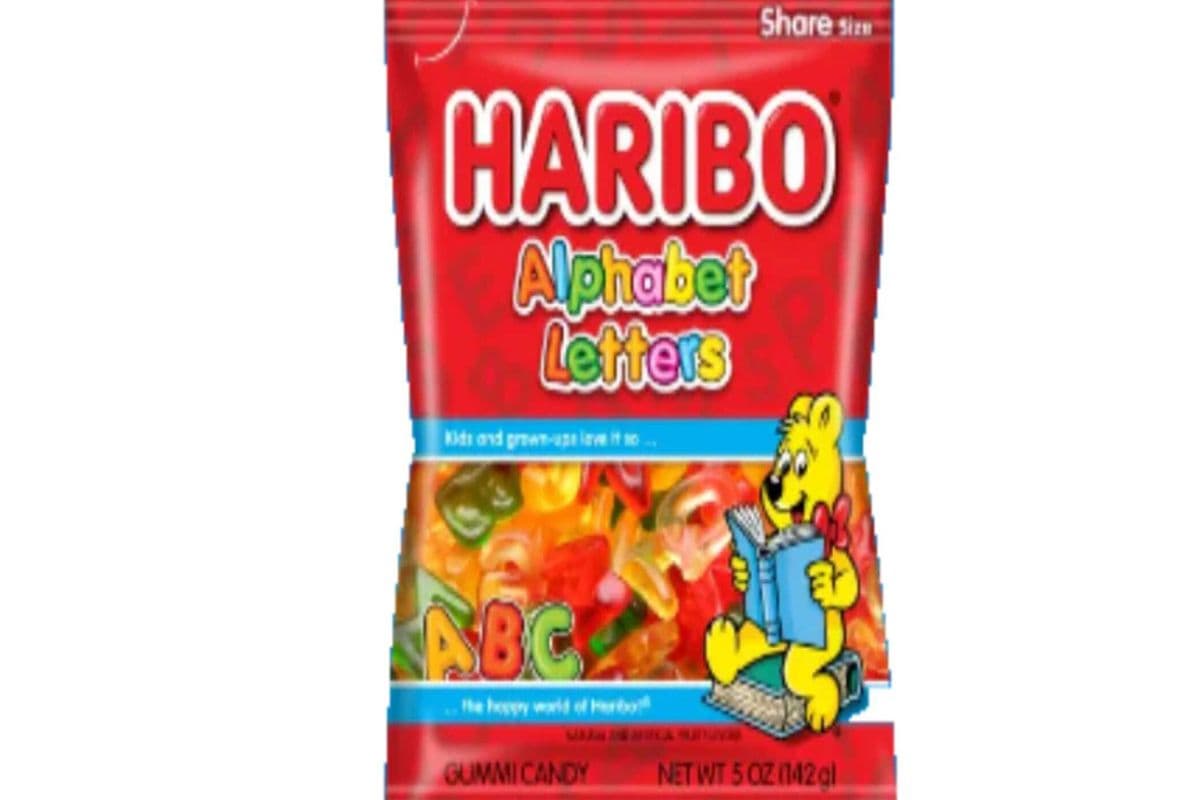 Haribo Alphabet Letters (142g) (110 Cal)