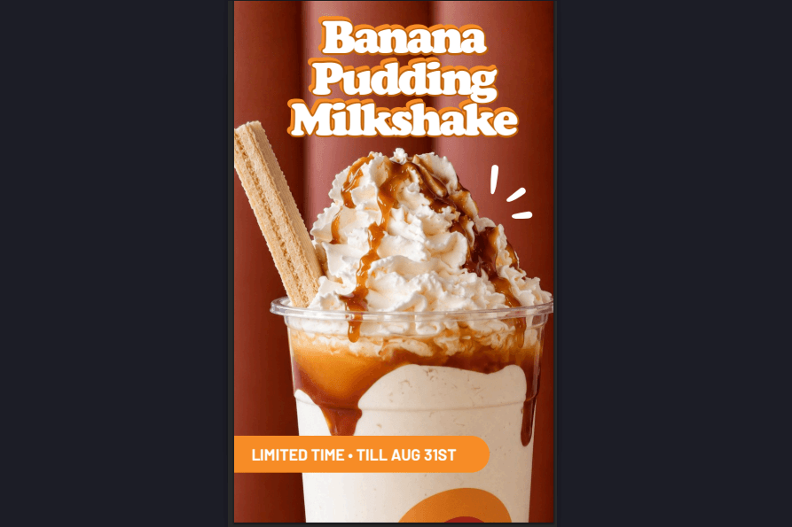 Banana Pudding Milkshake