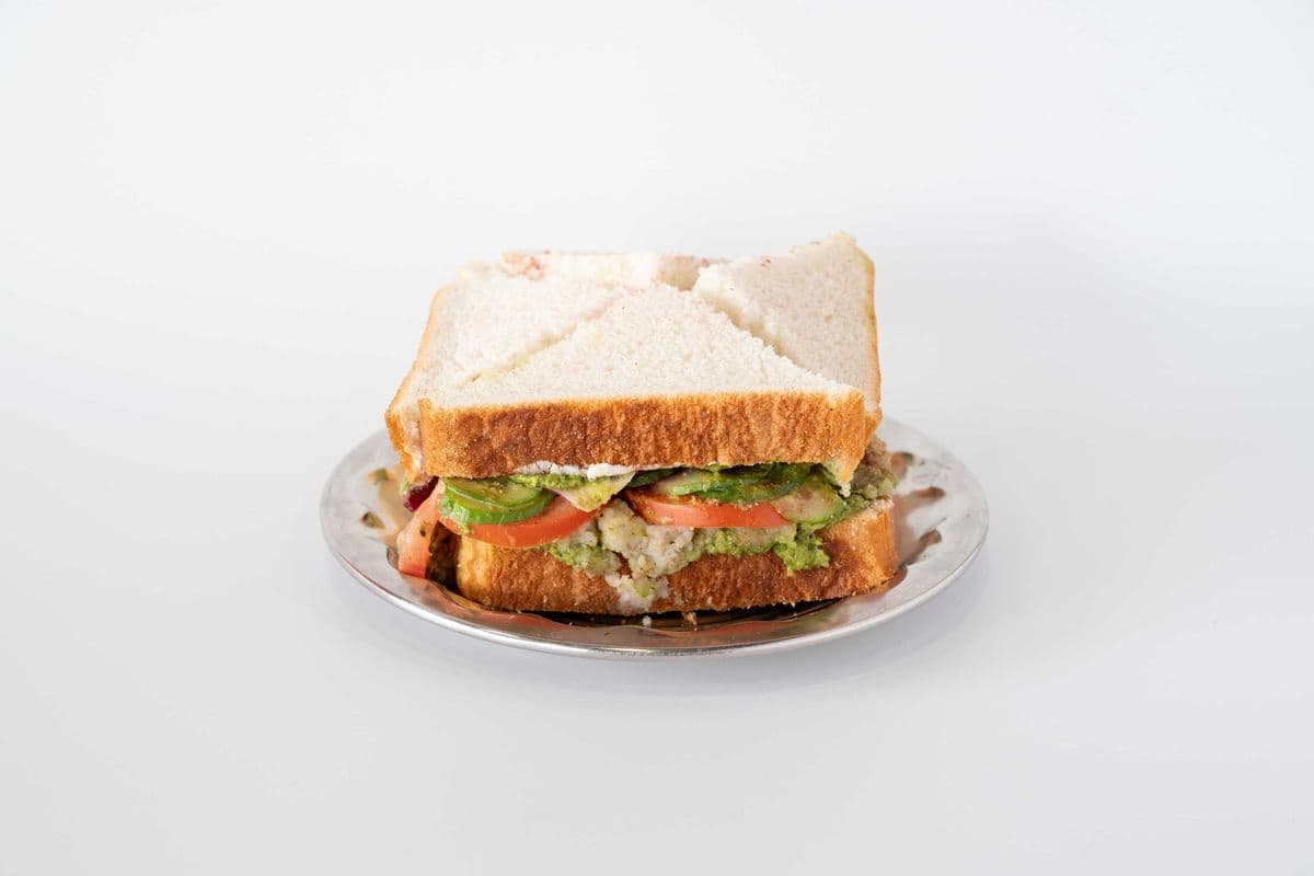 Veg Sandwich (SN Green Chutney) (No Onions)