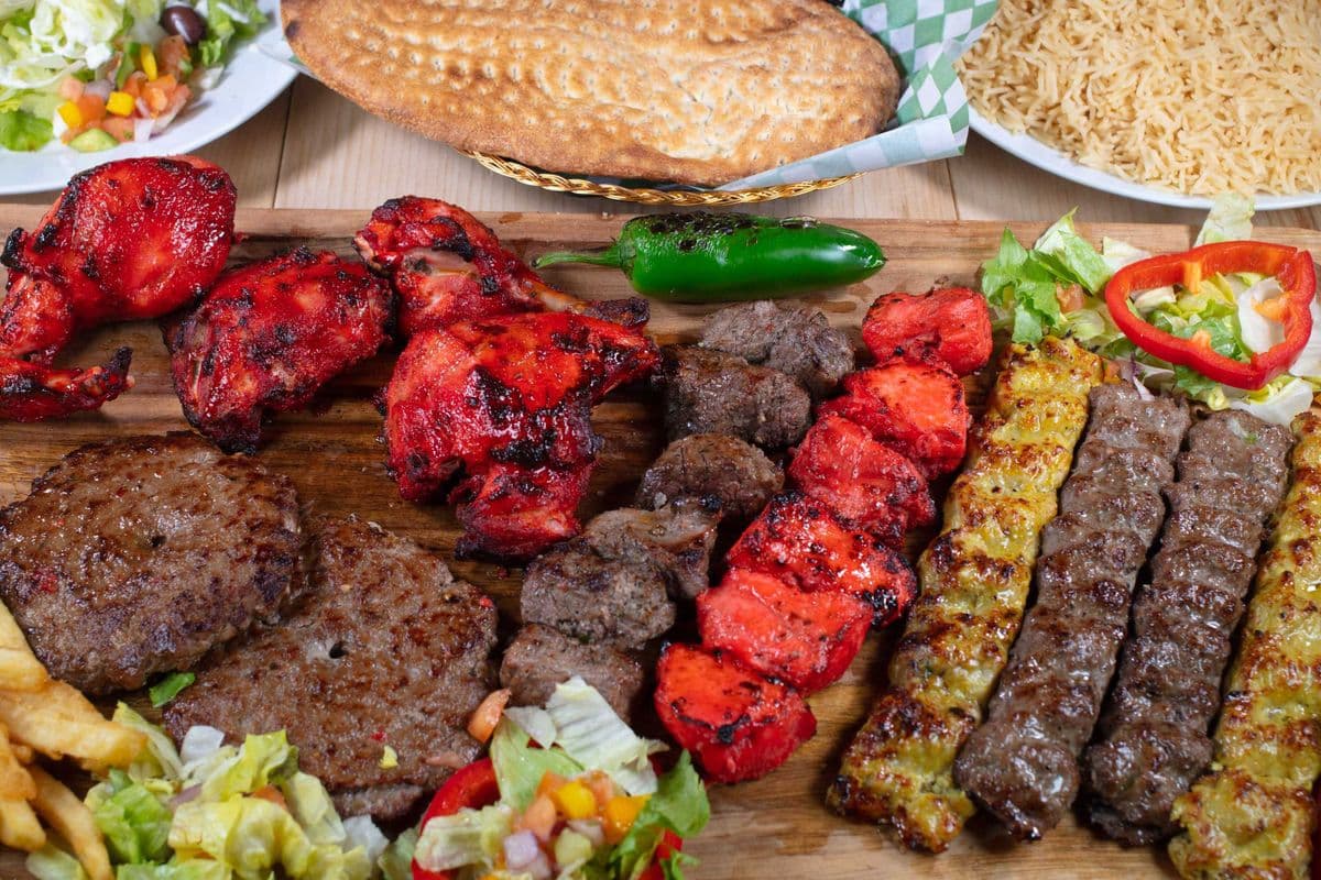 Afghan Classic Platter for (6)