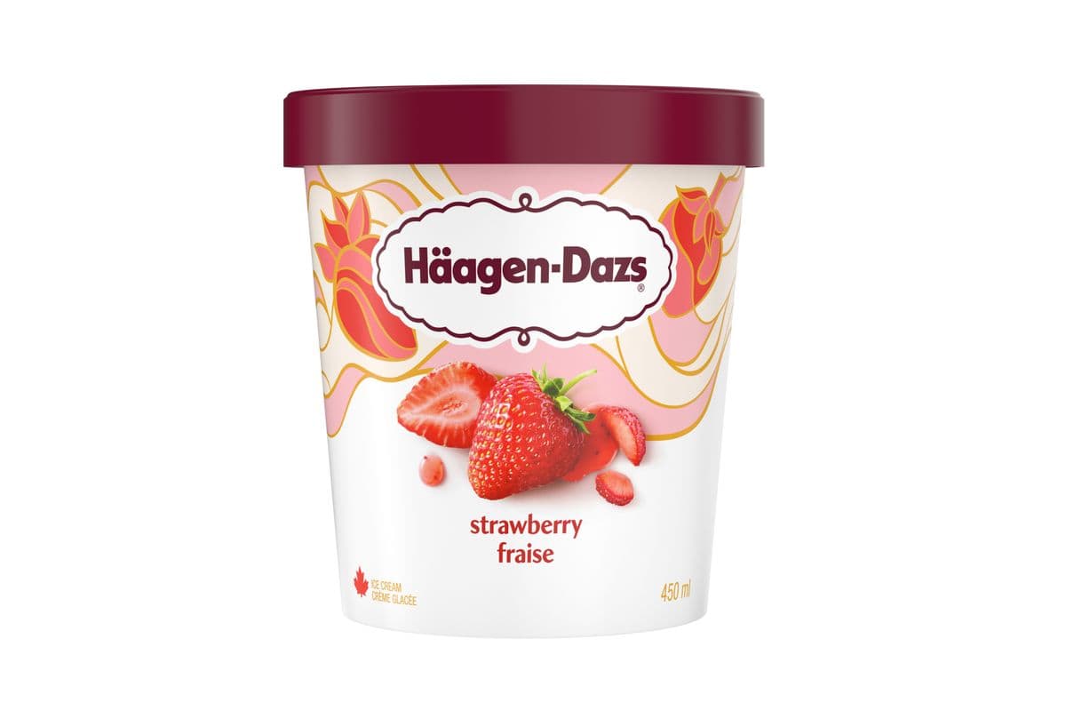 Haagen-Dazs fraises / Strawberry (450 ml)